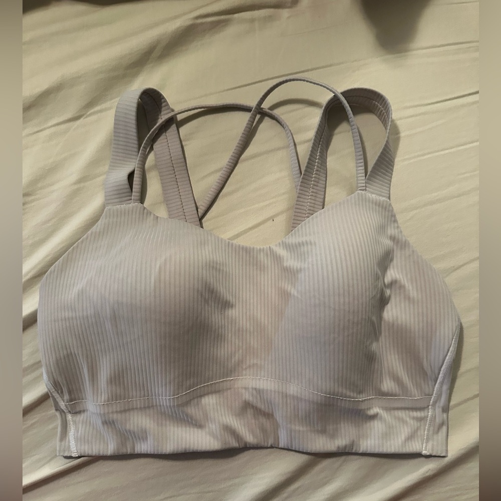 Like a Cloud Ribbed Longline Bra
Light Support, D/DD Cup cream Size 6